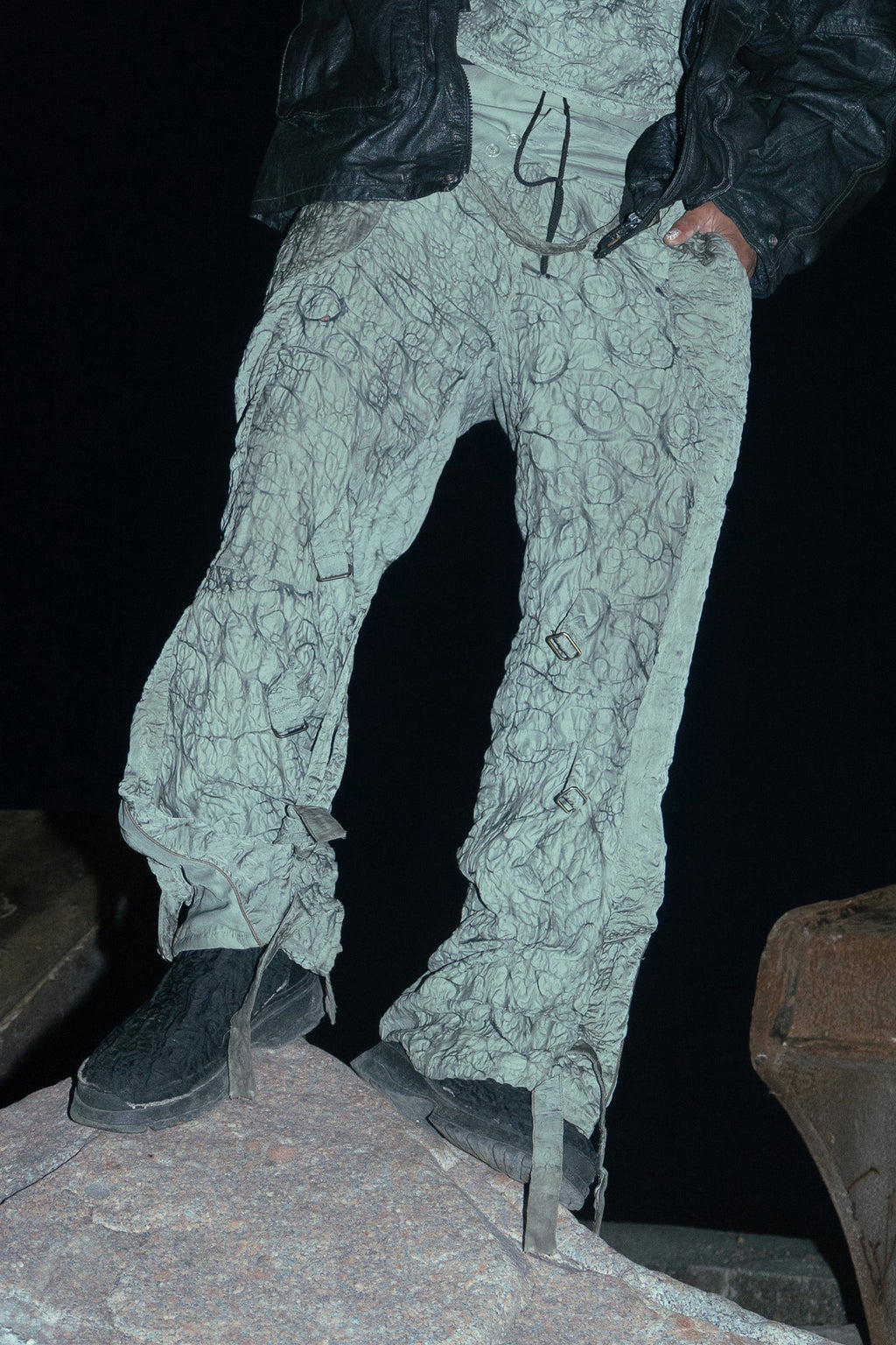 ELEPHANT SKIN TROUSERS