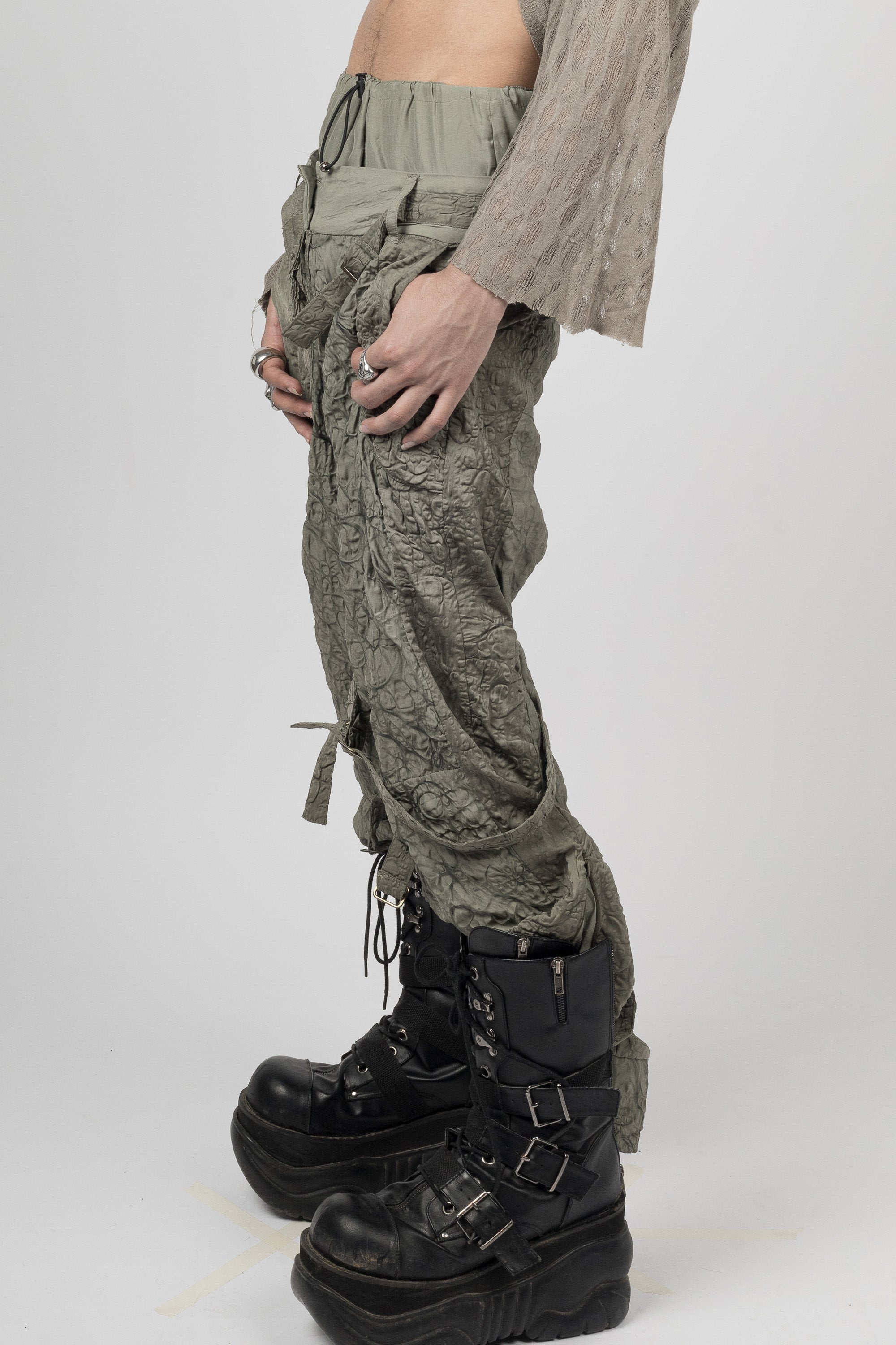 ELEPHANT SKIN TROUSERS