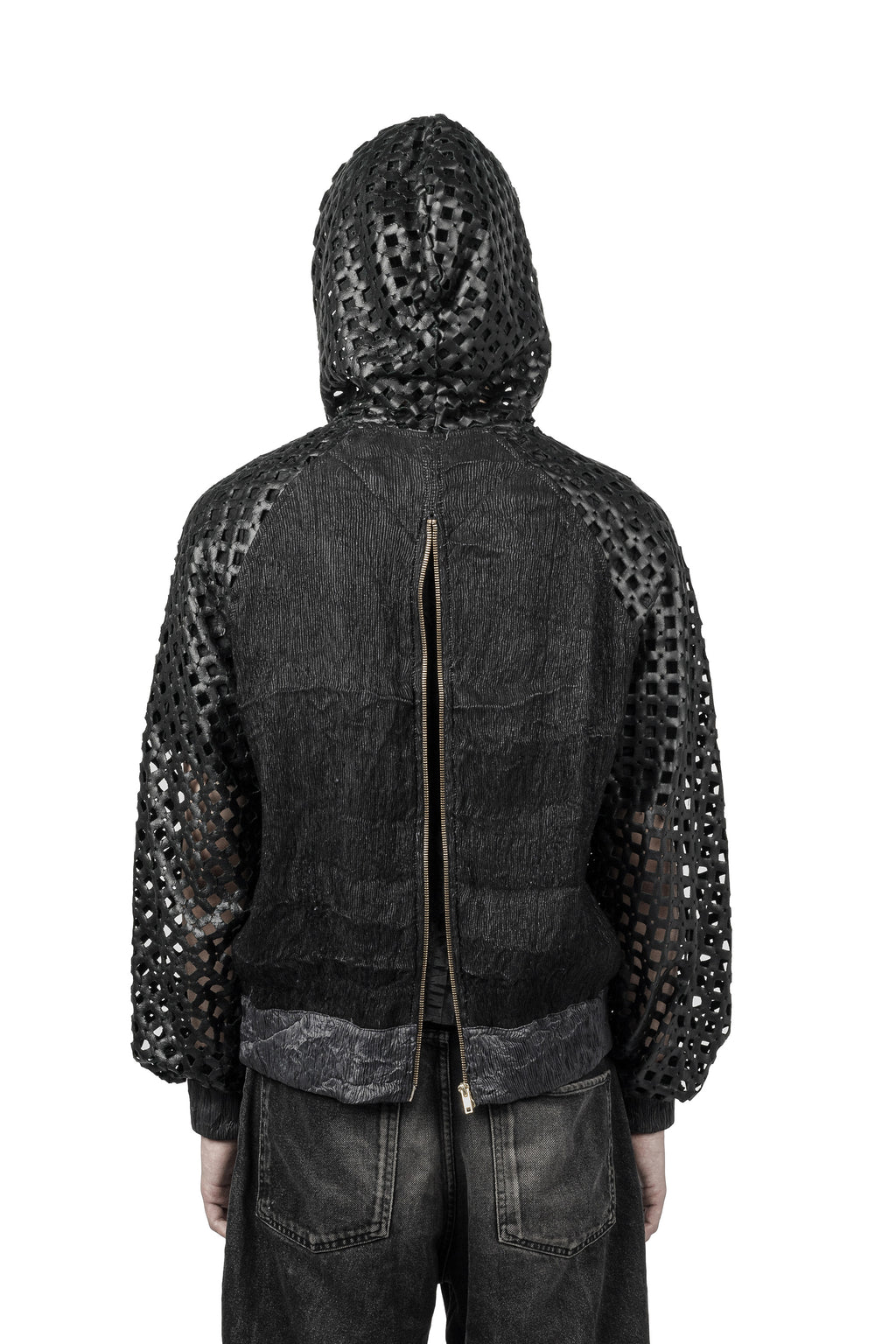 LASERCUT ZIPPER HOODIE