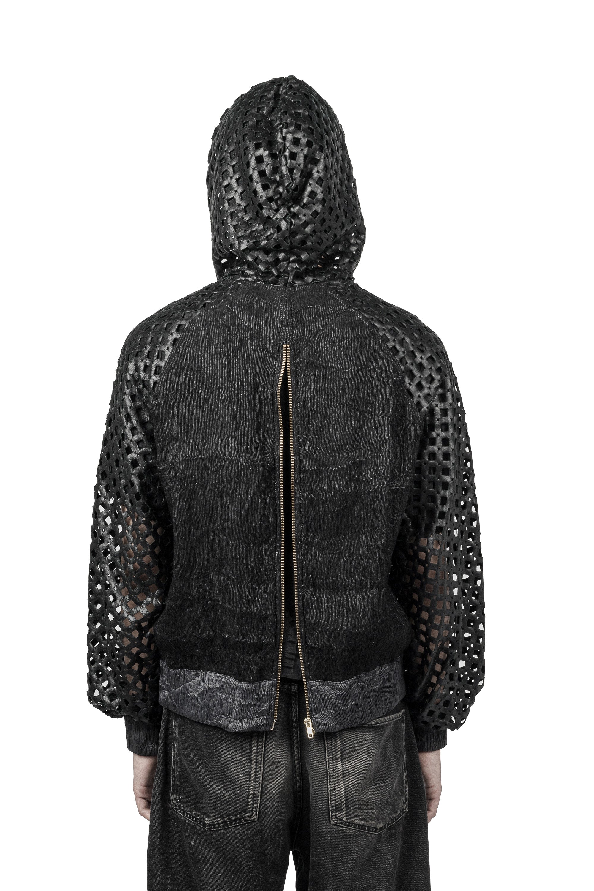 LASERCUT ZIPPER HOODIE