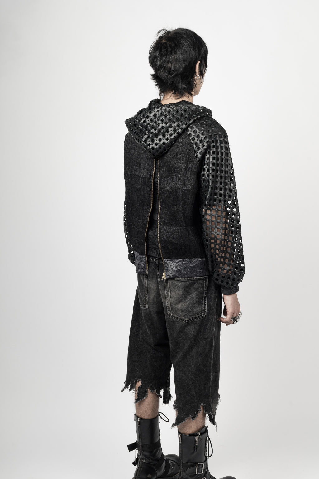 LASERCUT ZIPPER HOODIE