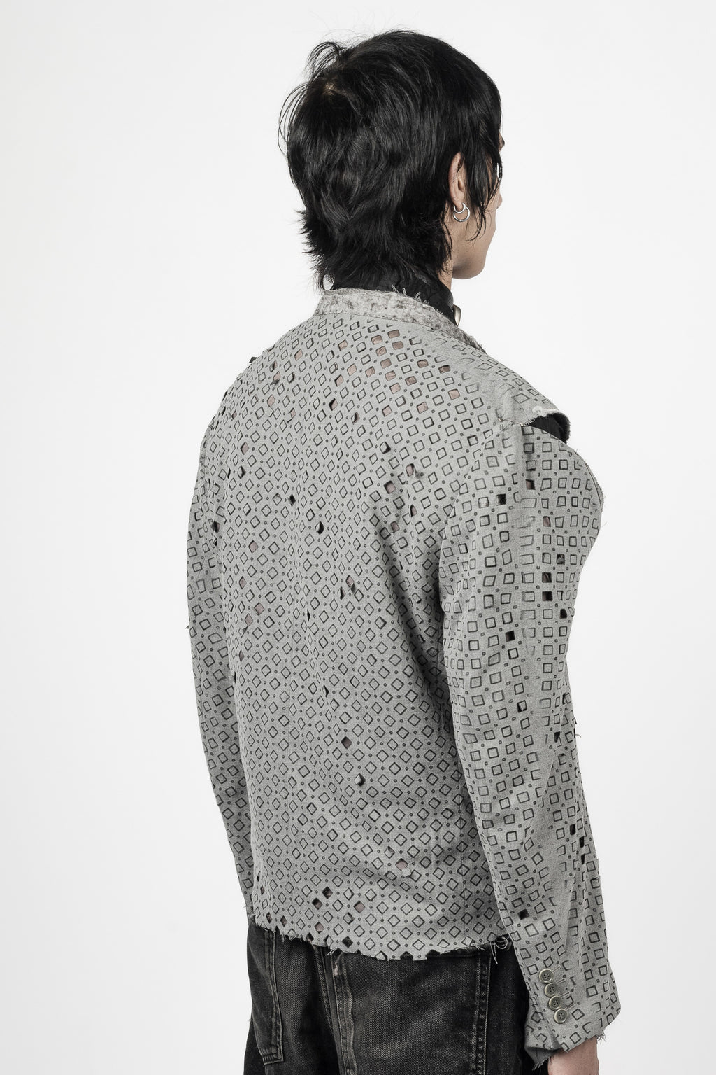 RECONSTRUCTED LASERCUT BLAZER