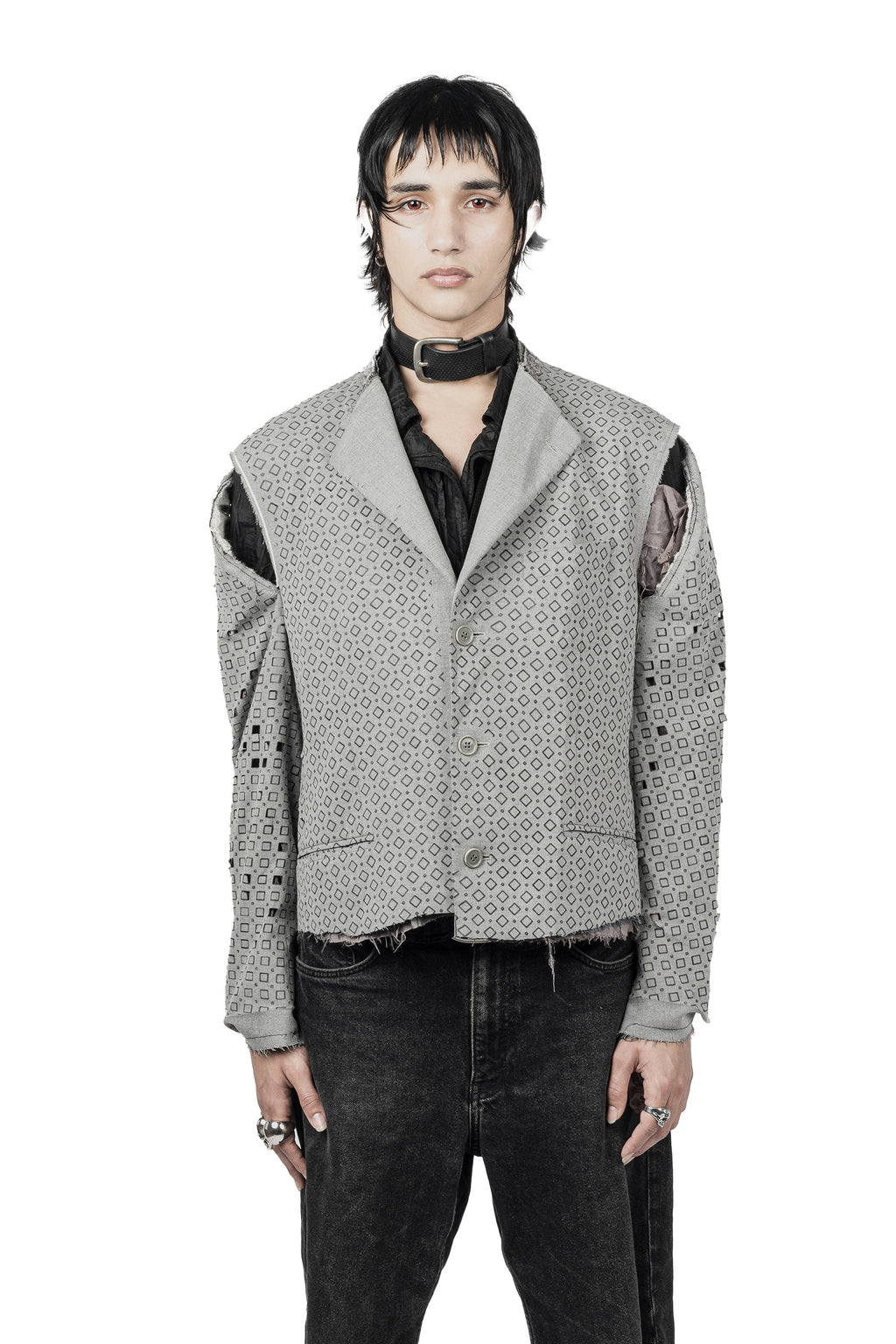 RECONSTRUCTED LASERCUT BLAZER