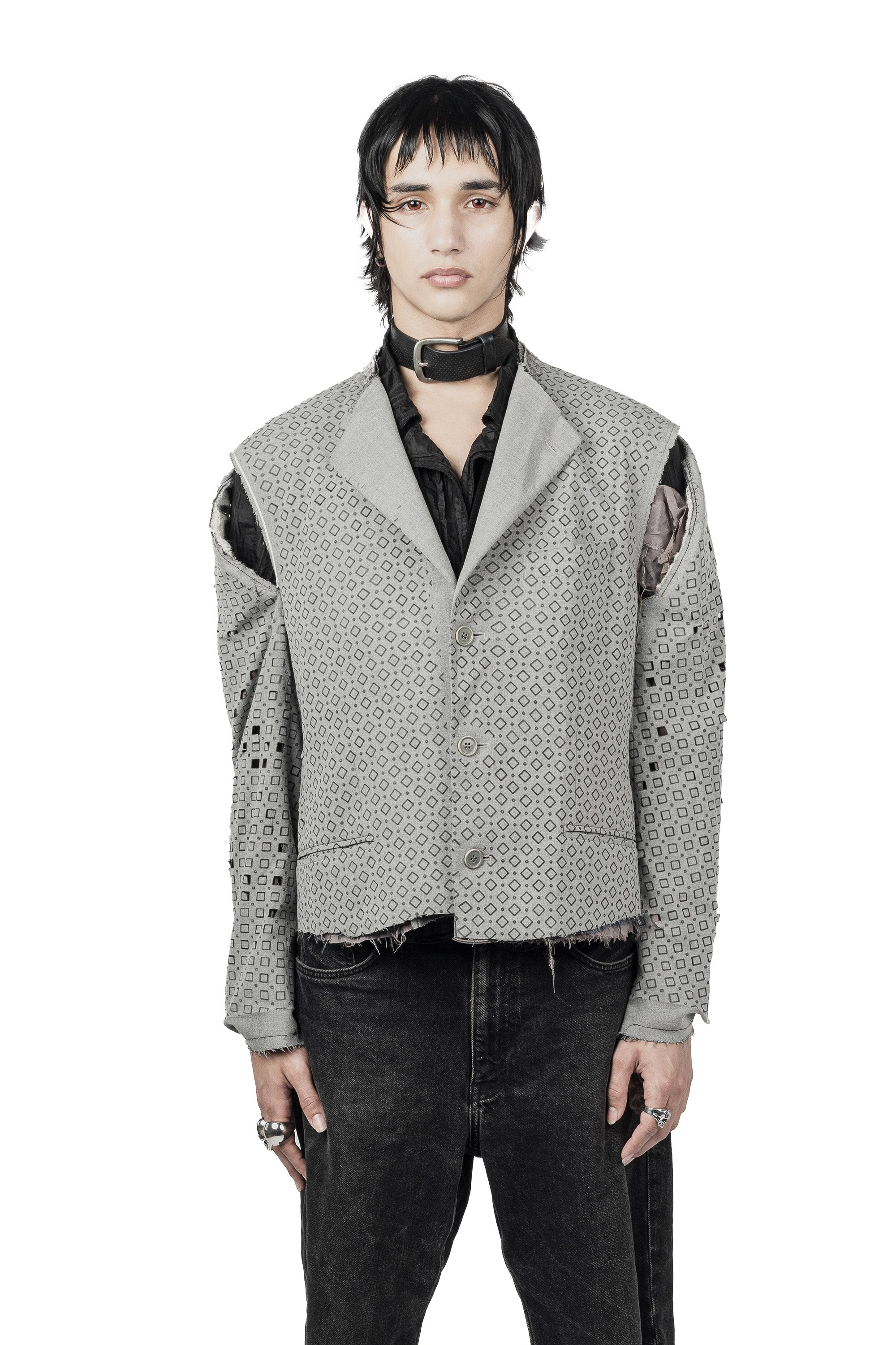 RECONSTRUCTED LASERCUT BLAZER