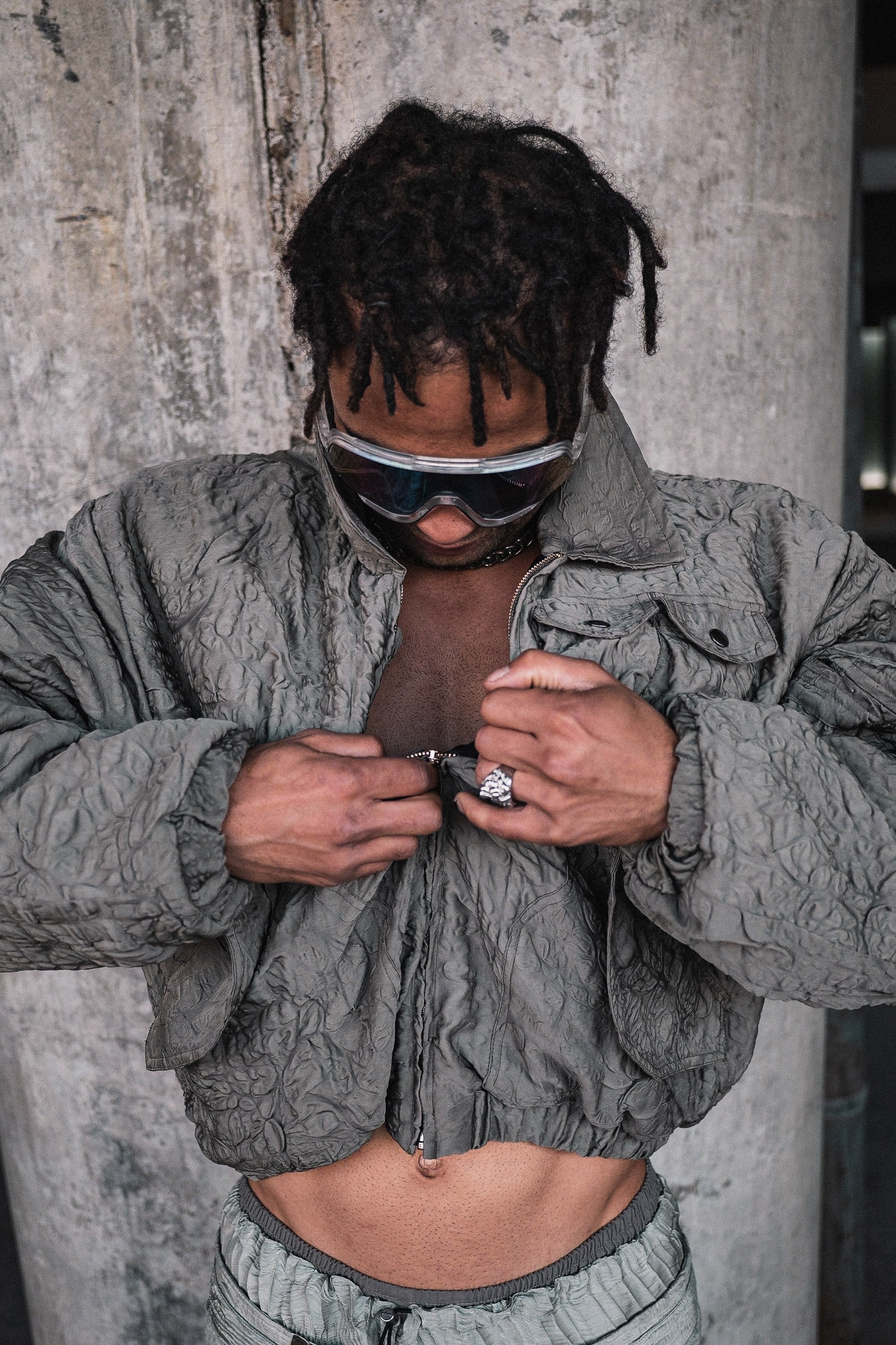 ELEPHANT SKIN BOMBER